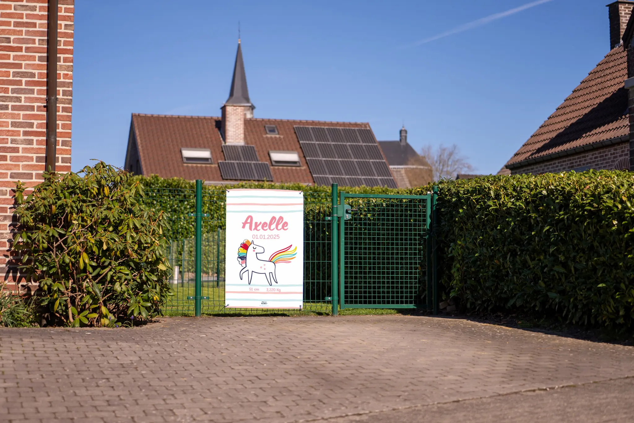 Accrochez votre bannière en extérieur